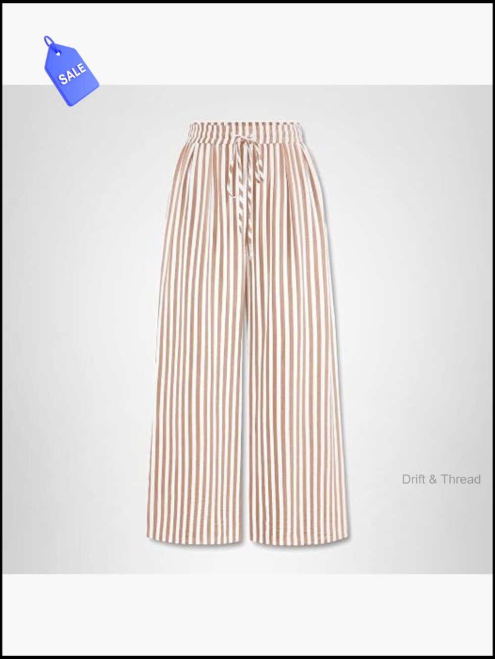 Elastic Waist Wide Leg Floral Lounge Pants with Pockets